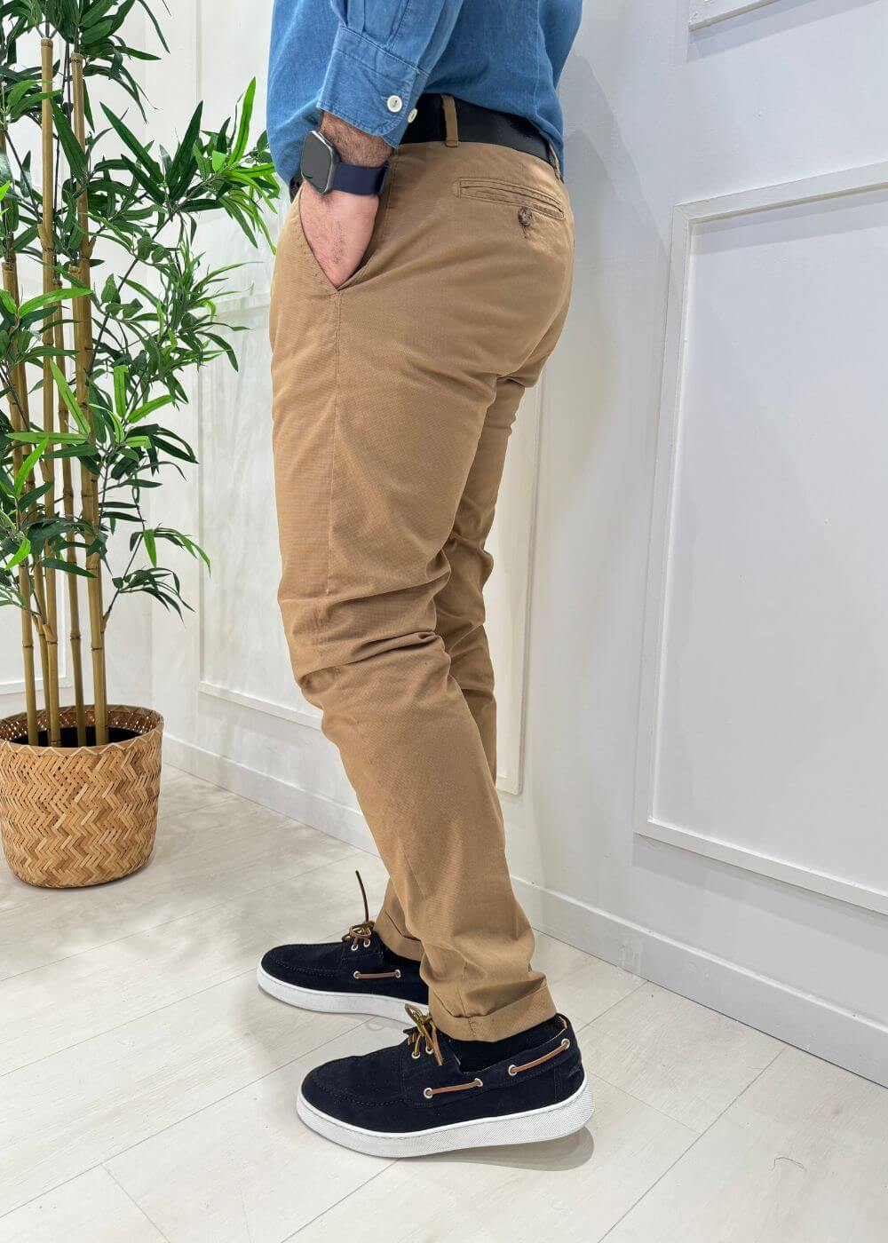 Pantalone Martellato Tasca Classica - CAMEL