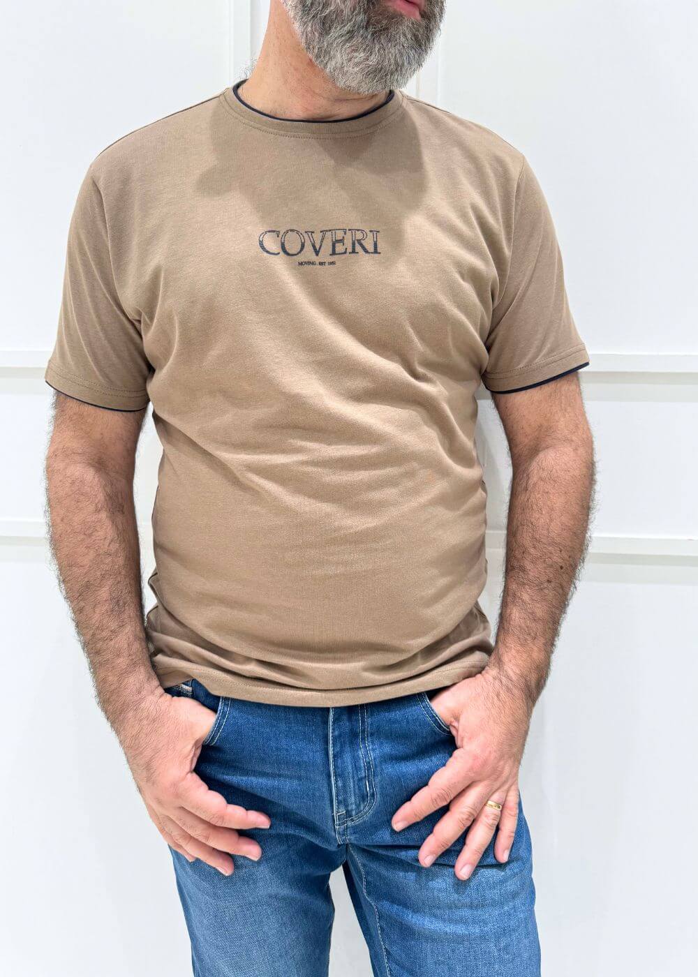 T-Shirt Coveri - BEIGE