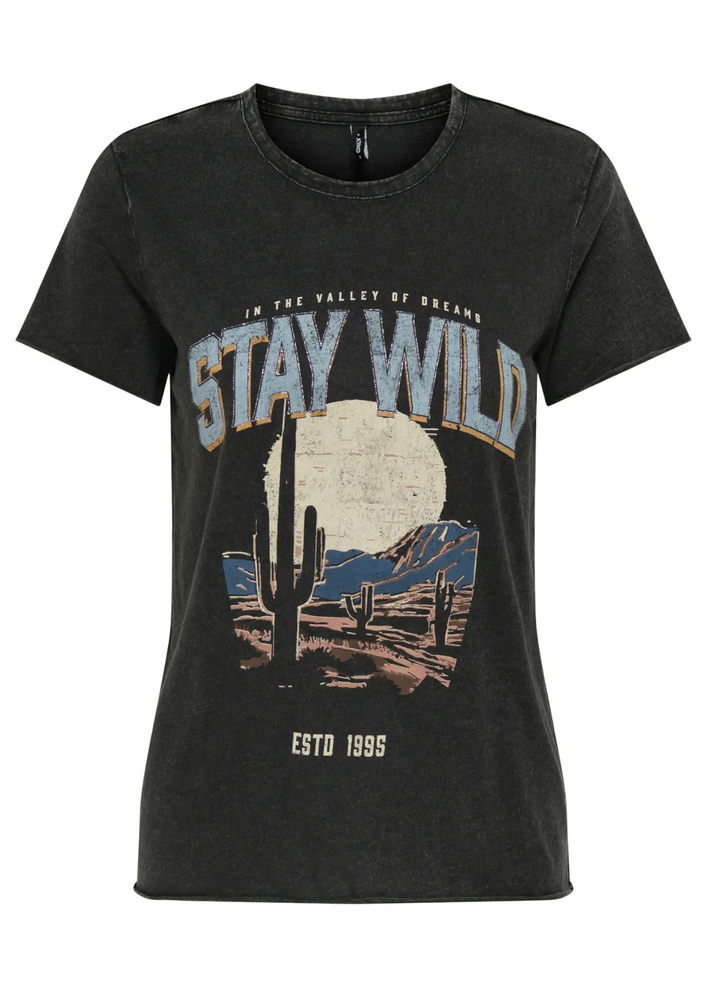 ONLY - T-Shirt Stampa - NERO