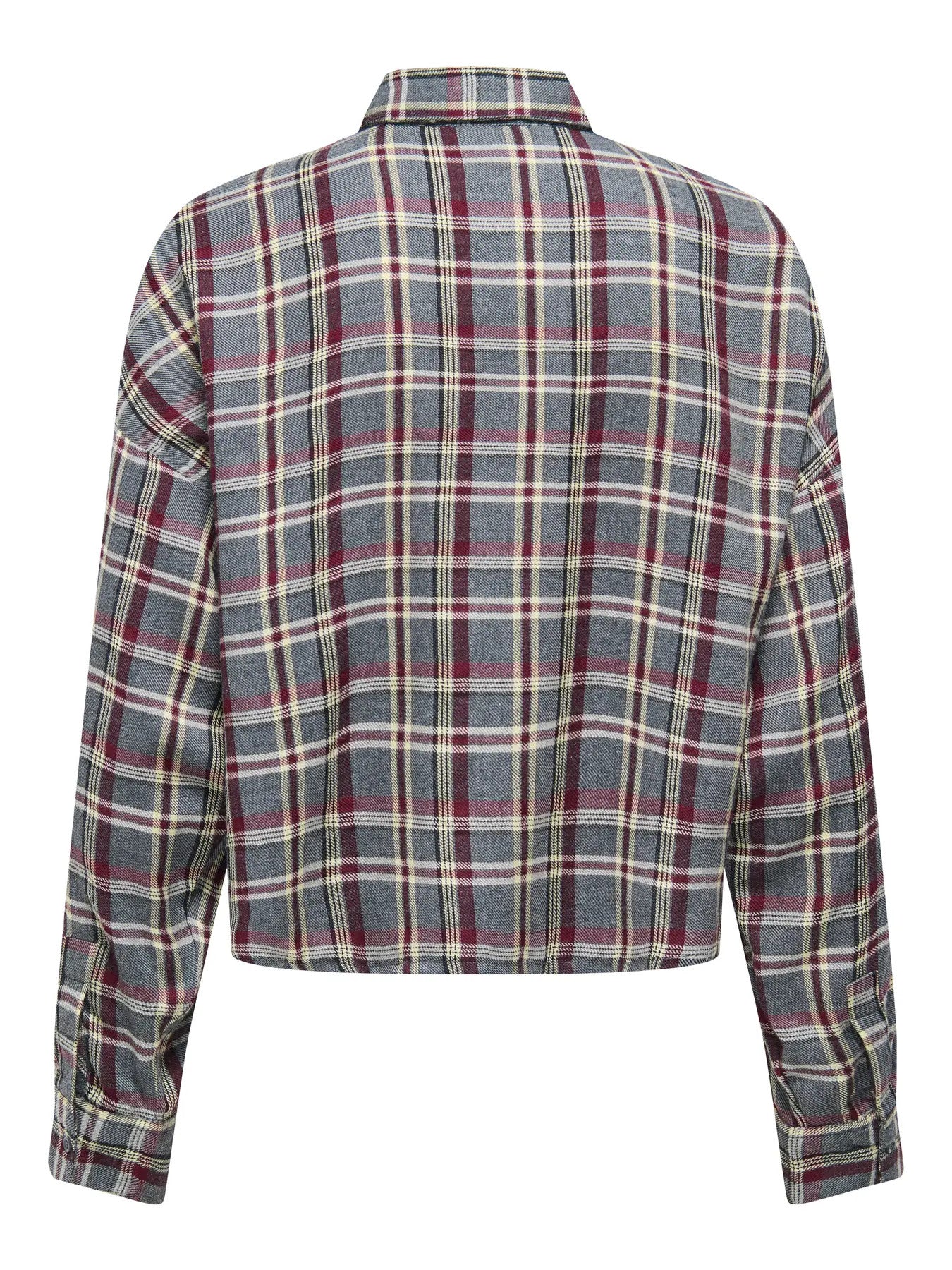 ONLY - Camicia quadri - GRIGIO/BORDEAUX