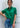 KERSO - Camicia manica 3/4 - VERDE