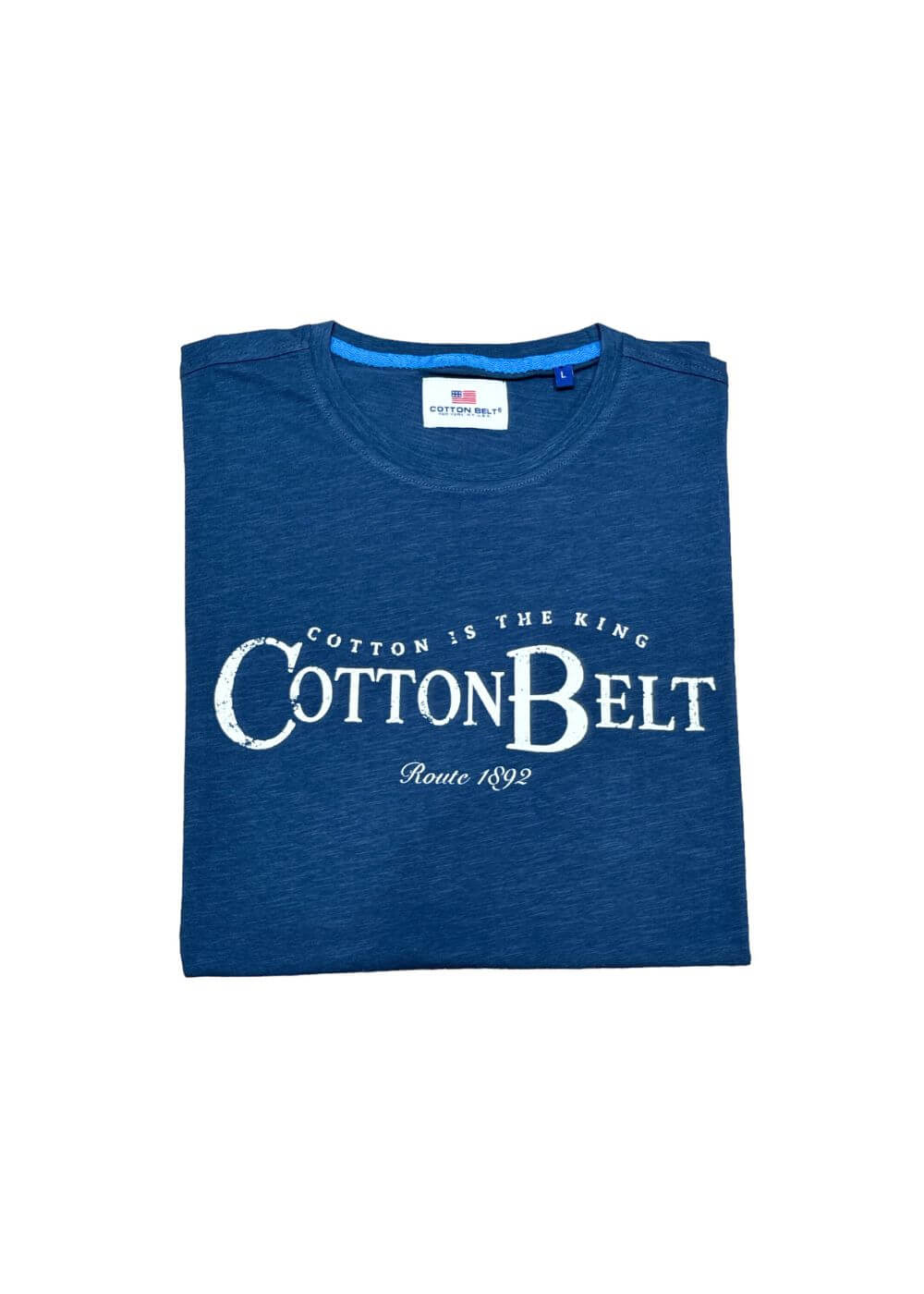 T-Shirt Cotton Belt - BLU