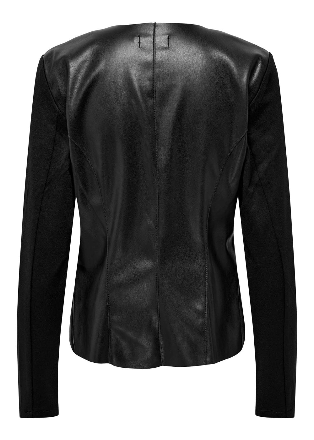 ONLY - Giacca Ecopelle/Tessuto - NERO
