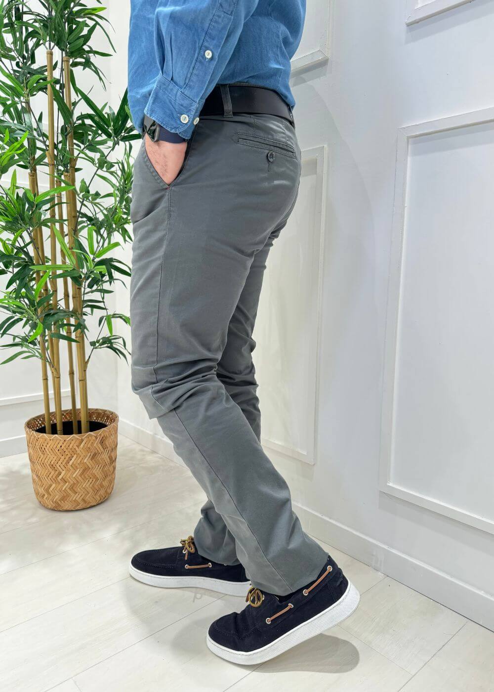 Pantalone tasca classica - GRIGIO