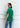 KERSO - Camicia manica 3/4 - VERDE