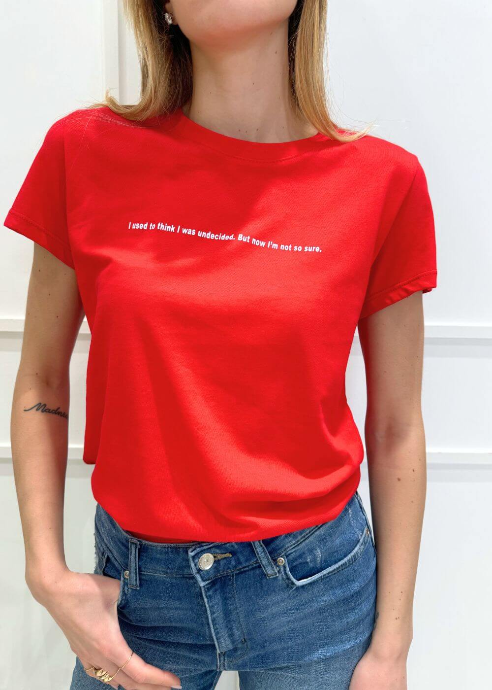 SUSY MIX - T-Shirt Think - ROSSO