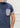 T-Shirt stampa tasca - BLU
