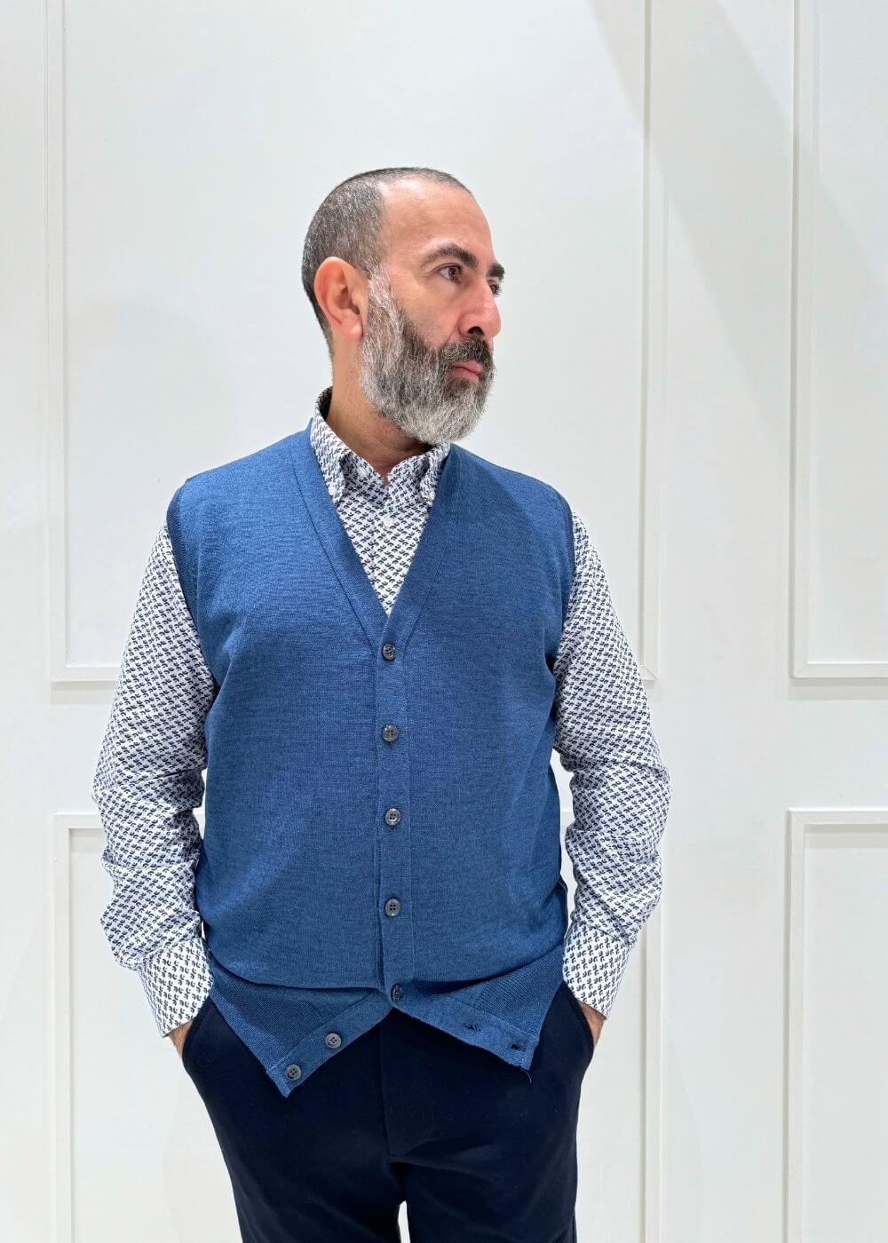 Gilet Bottoni - DENIM