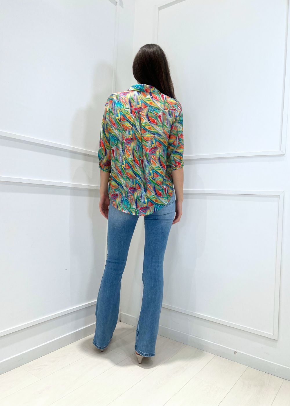 KERSO - Camicia Fantasia - VERDE