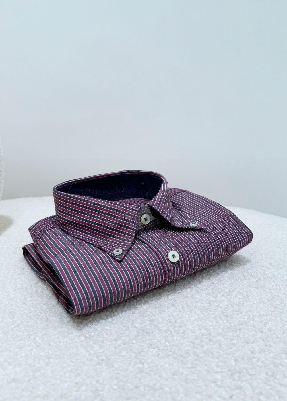 Camicia B.D Regular - BORDEAUX