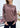 KERSO - Maglia Righe Misto Cashmere - BORDEAUX