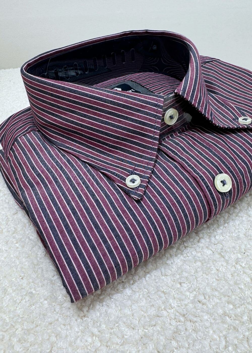 Camicia B.D Regular - BORDEAUX