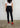 KONTATTO - Pantalone Sigaretta - NERO