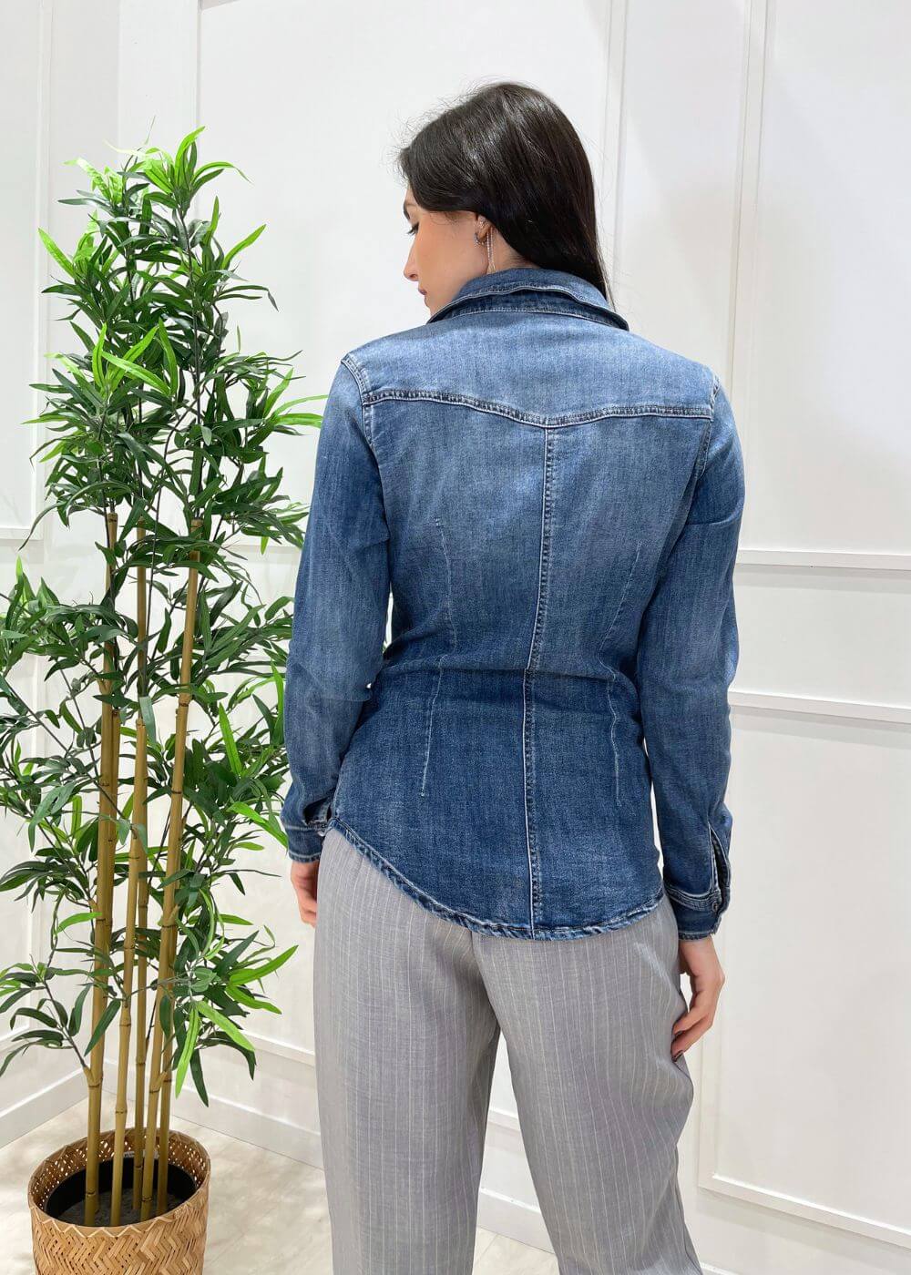 KERSO - Camicia Jeans - DENIM