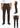 KERSO - Pantalone tasca classica - MARRONE