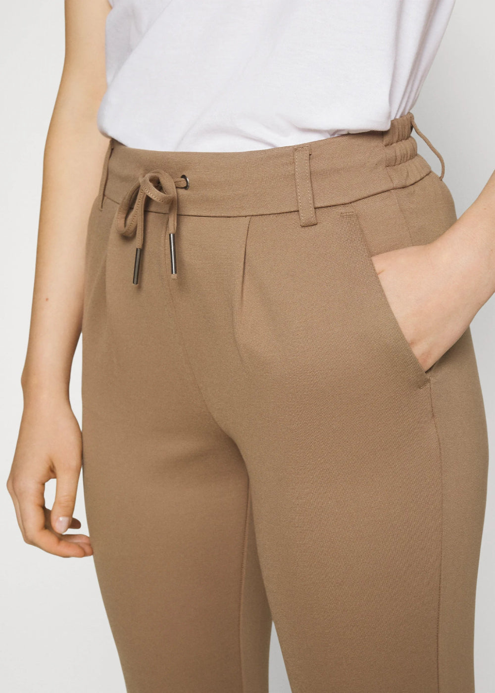 ONLY - Pantalone Laccio - CAMEL