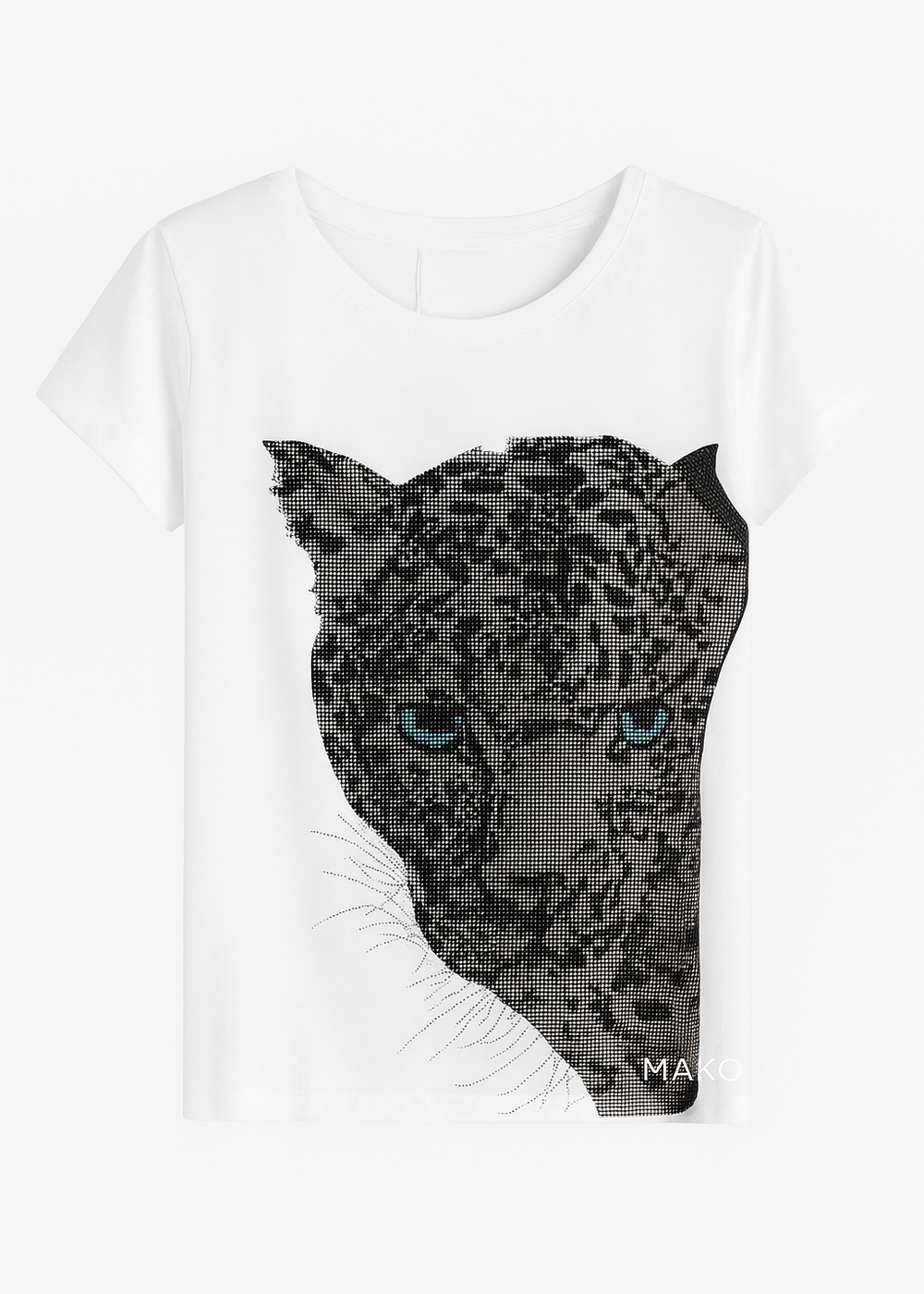 KERSO - T-Shirt Tigre - BIANCO