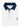 KERSO - Polo m/m collo jeans - BIANCO