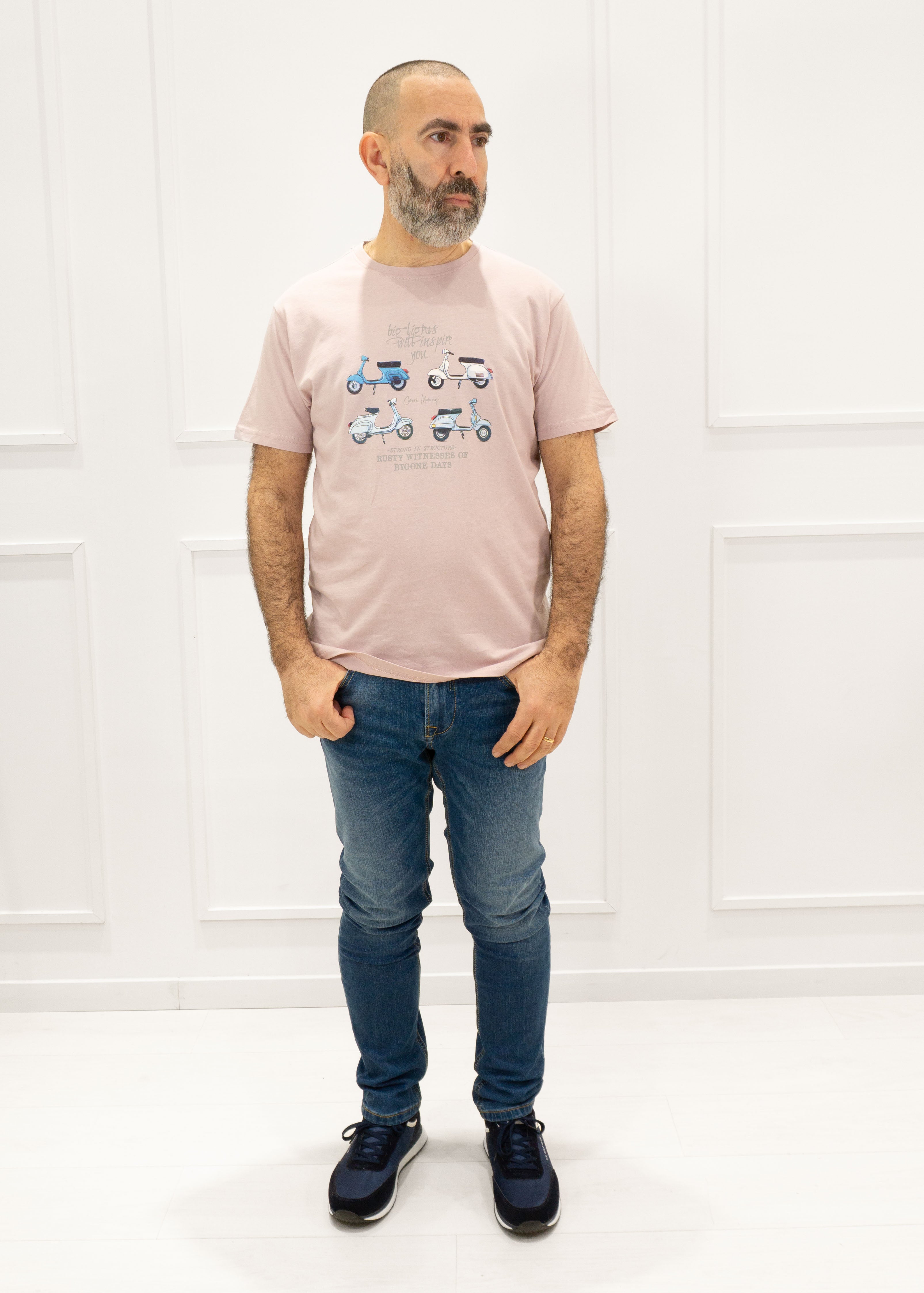 Coveri - T-Shirt m/m stampa vespa - CIPRIA