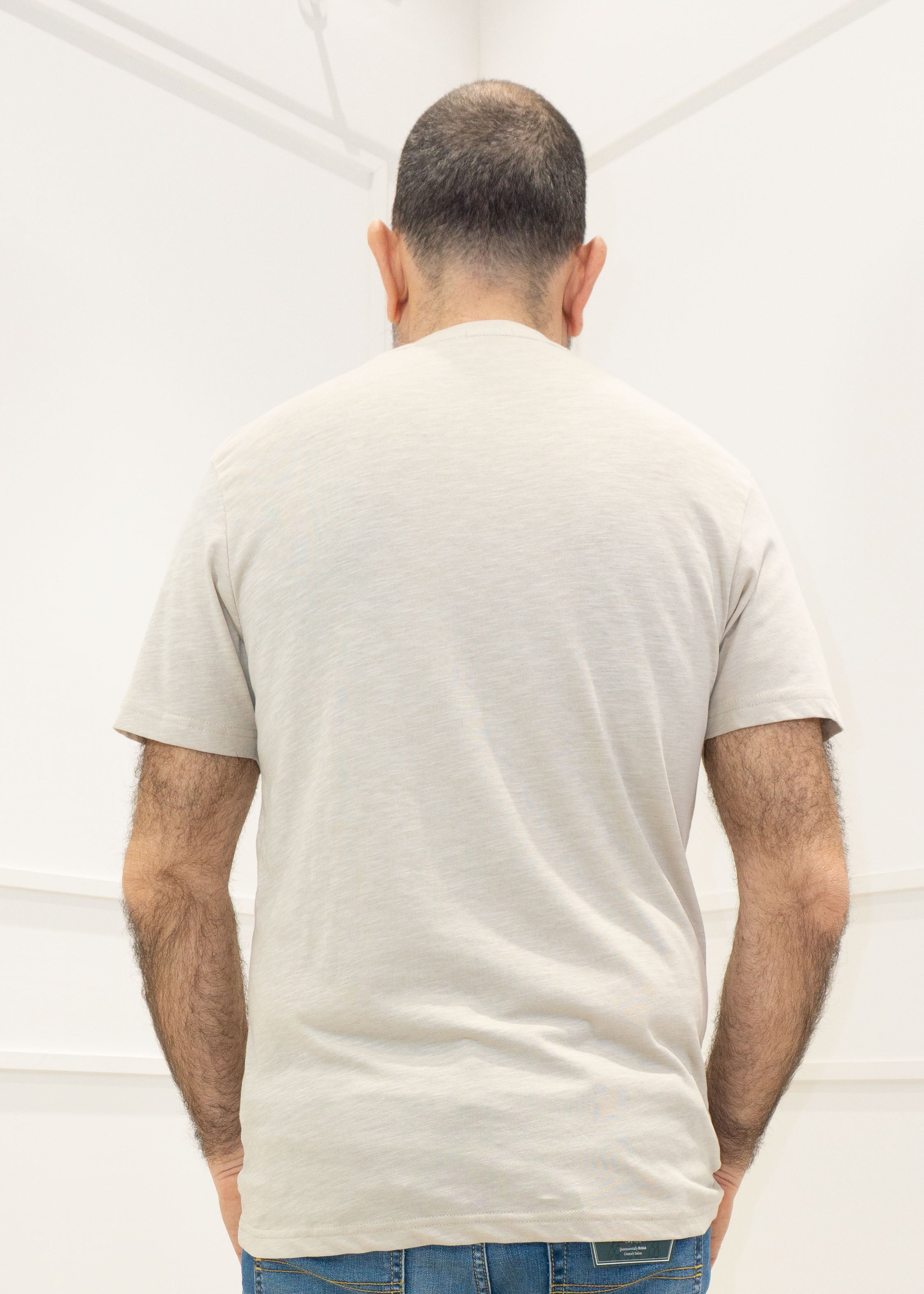 Rifle - T-Shirt m/m taschino Rifle - BEIGE