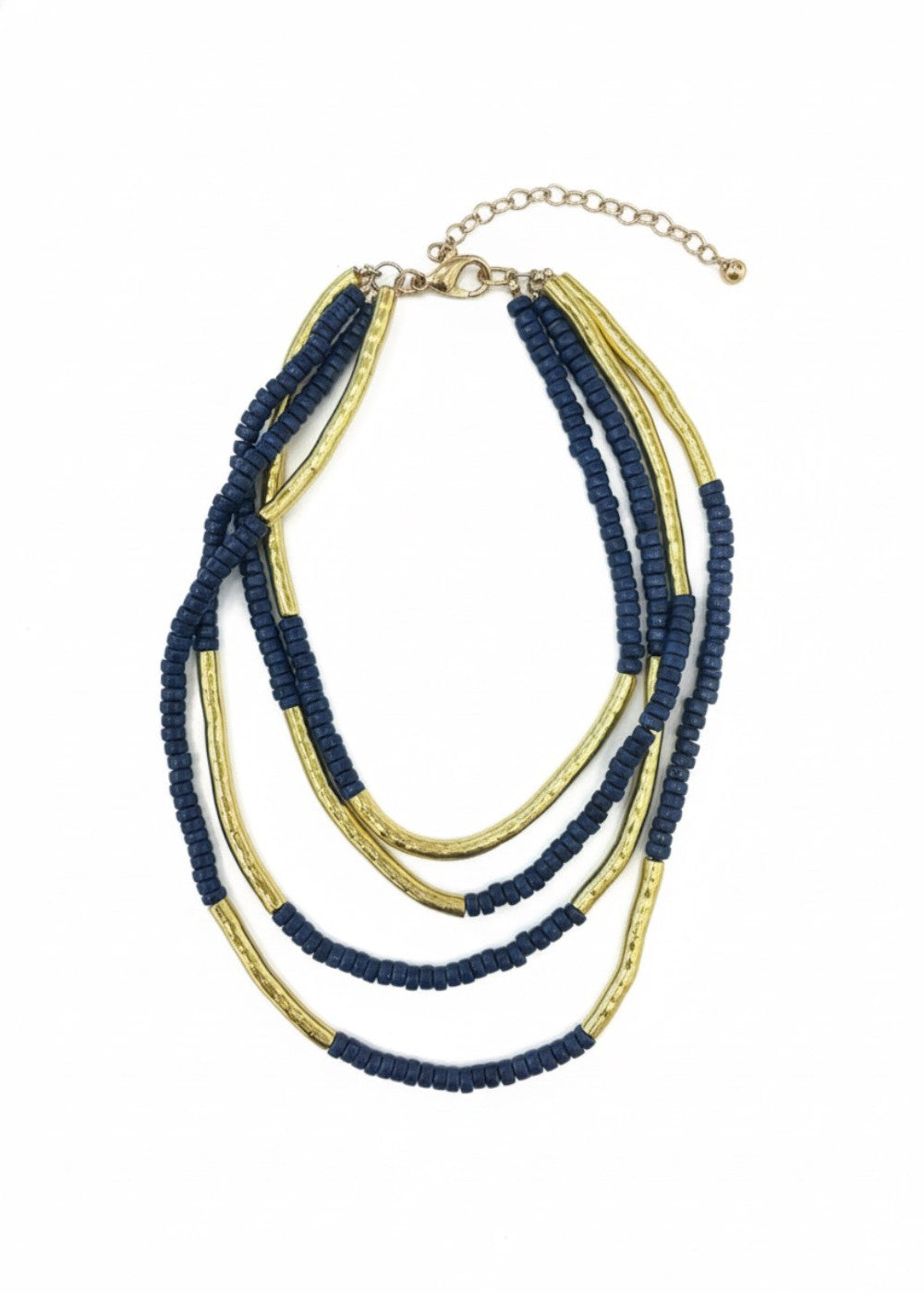 KERSO - Collana Fili Oro - BLU