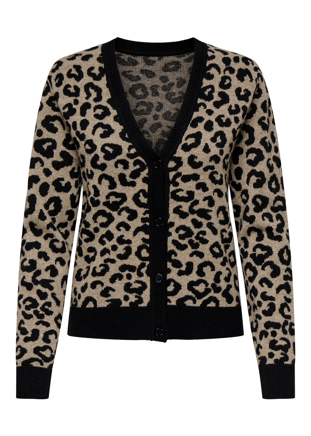 only - cardigan maculato - nero