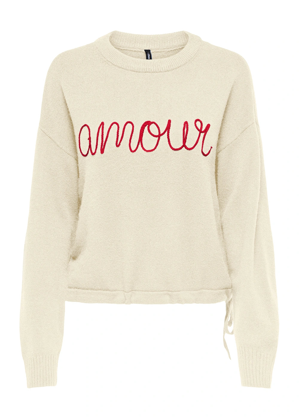 only - maglia amour - panna