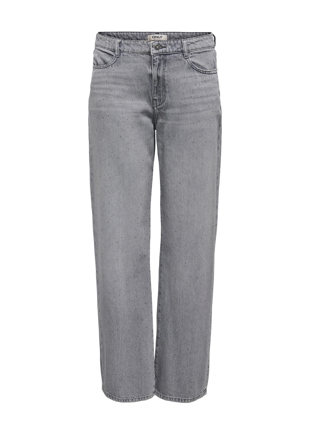 ONLY - Jeans Strass - GRIGIO