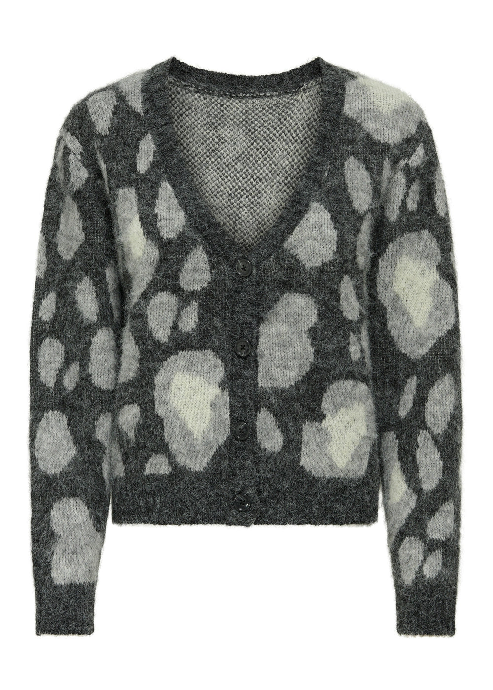 only - cardigan maculato - grigio