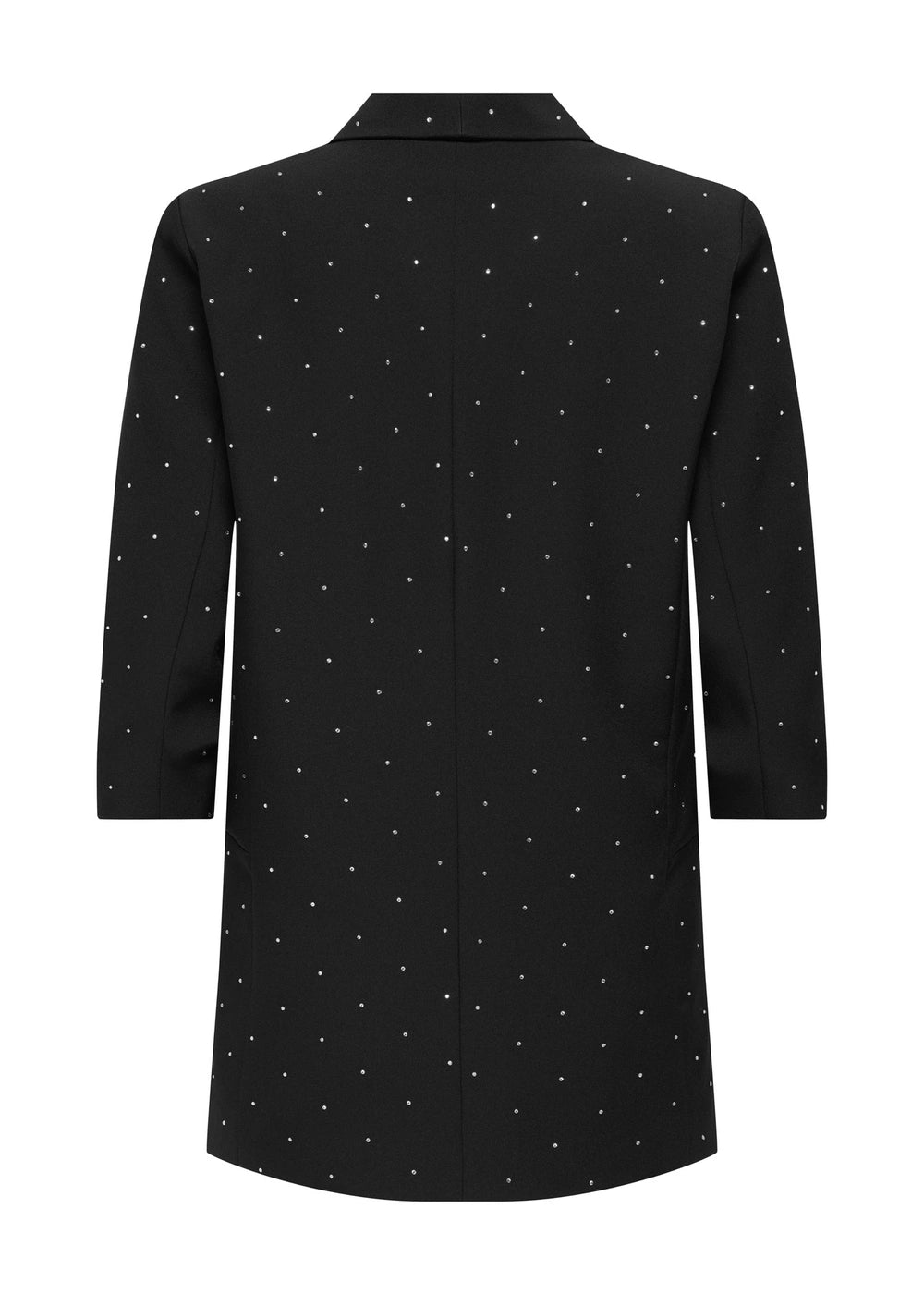 ONLY - Giacca Lunga Strass - NERO