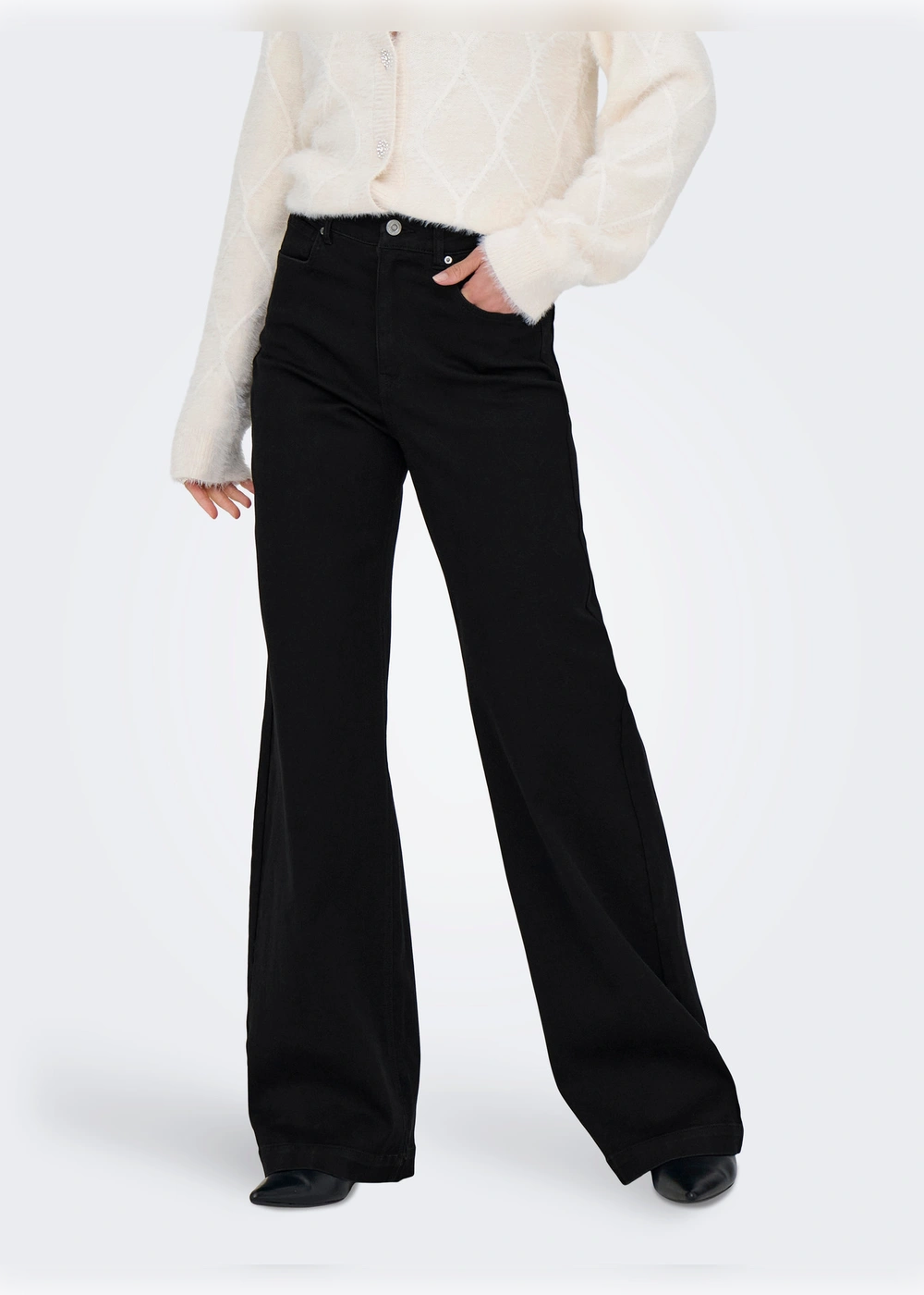 ONLY - Jeans Largo - NERO