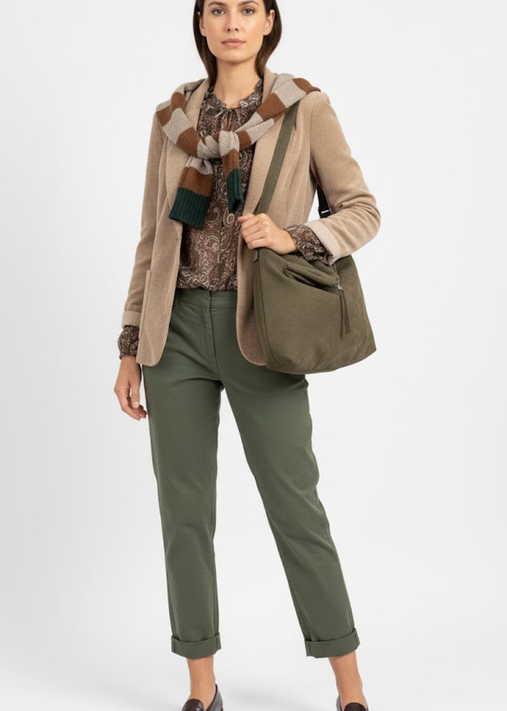 KERSO - Borsa Frange - VERDE MILITARE