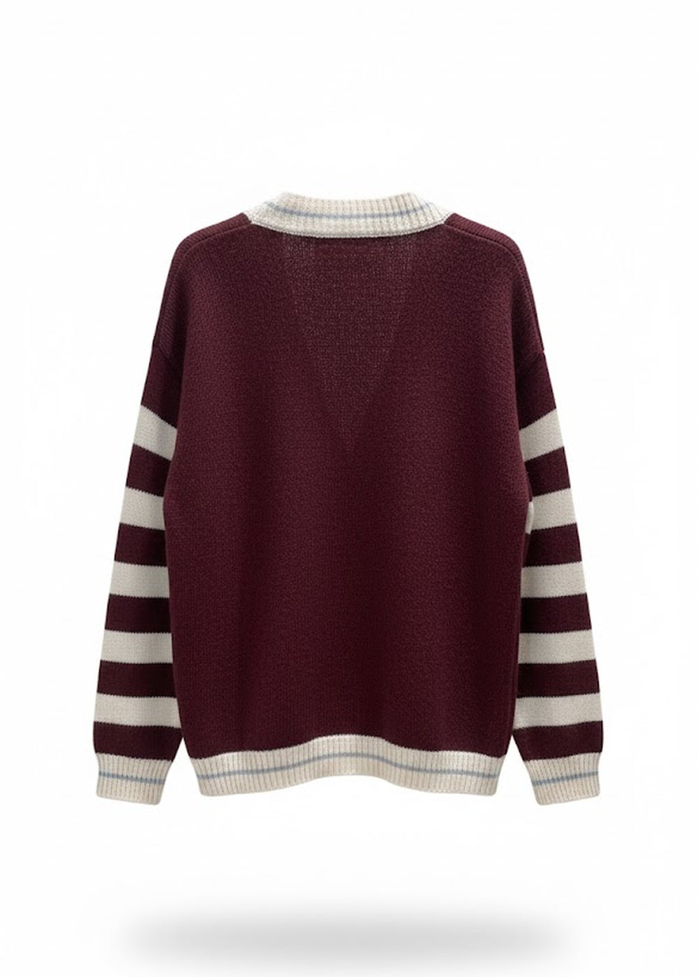 KERSO - Cardigan Cuori - BORDEAUX