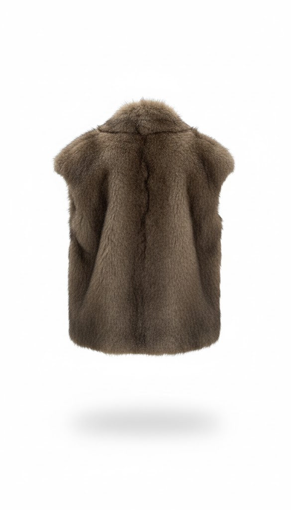 SUSY MIX - Gilet Ecopelliccia - CAMEL