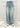 KERSO - Jeans Largo Strass - DENIM