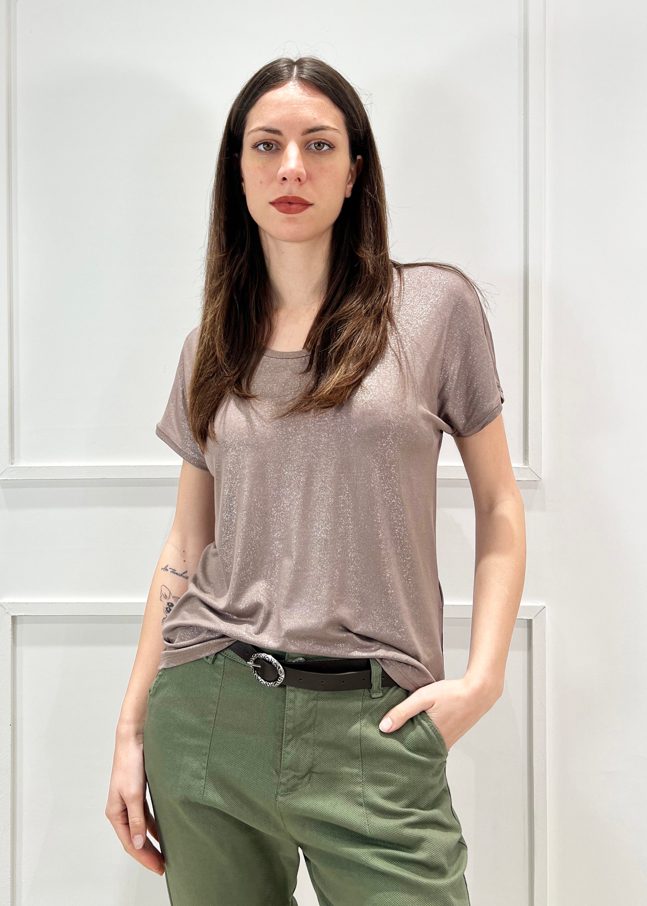 ONLY - T-Shirt Glitter - FANGO