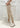 KERSO - Pantalone Elastico/Risvolto - BEIGE
