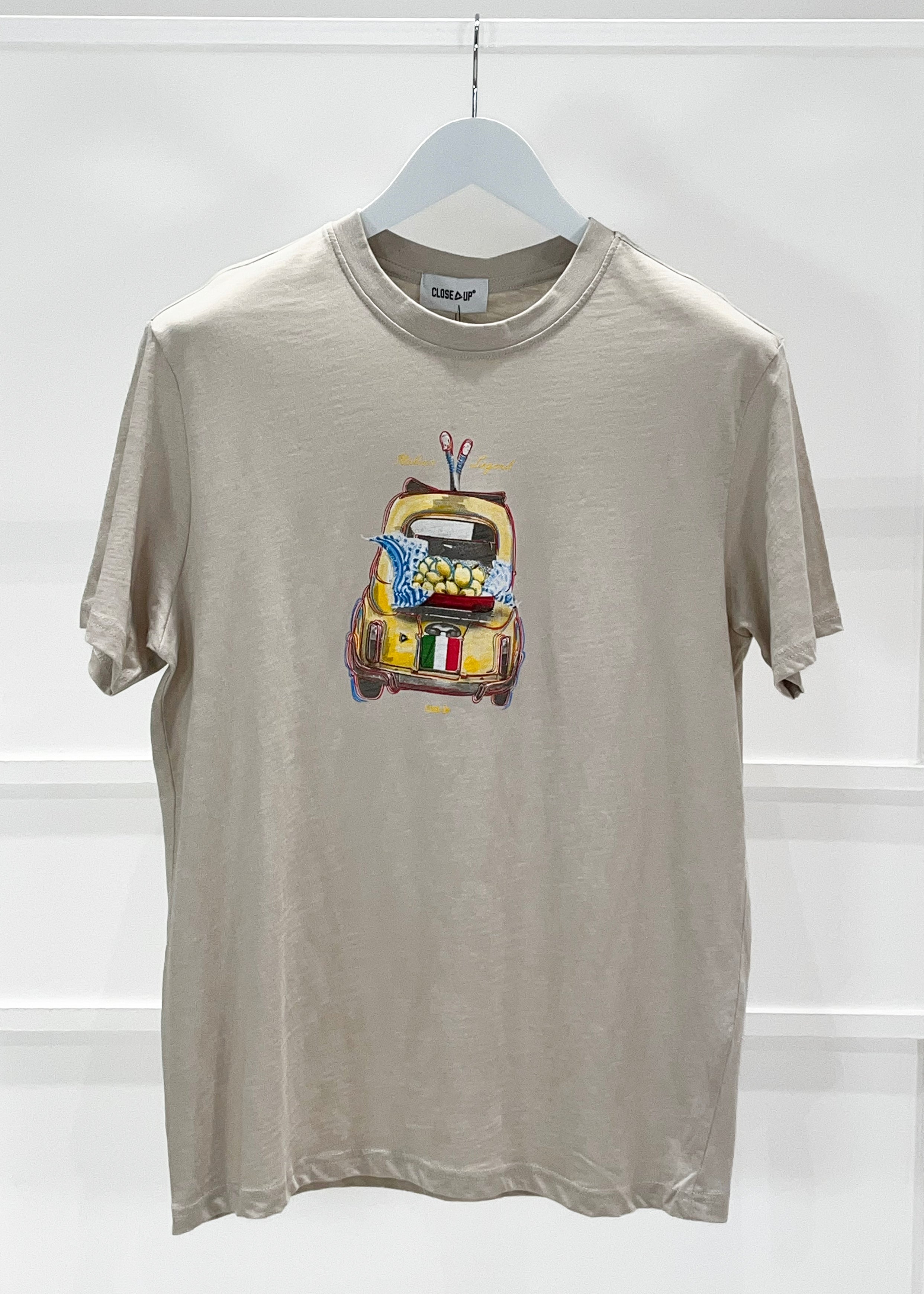 KERSO - T-Shirt m/m stampa 500 - BEIGE