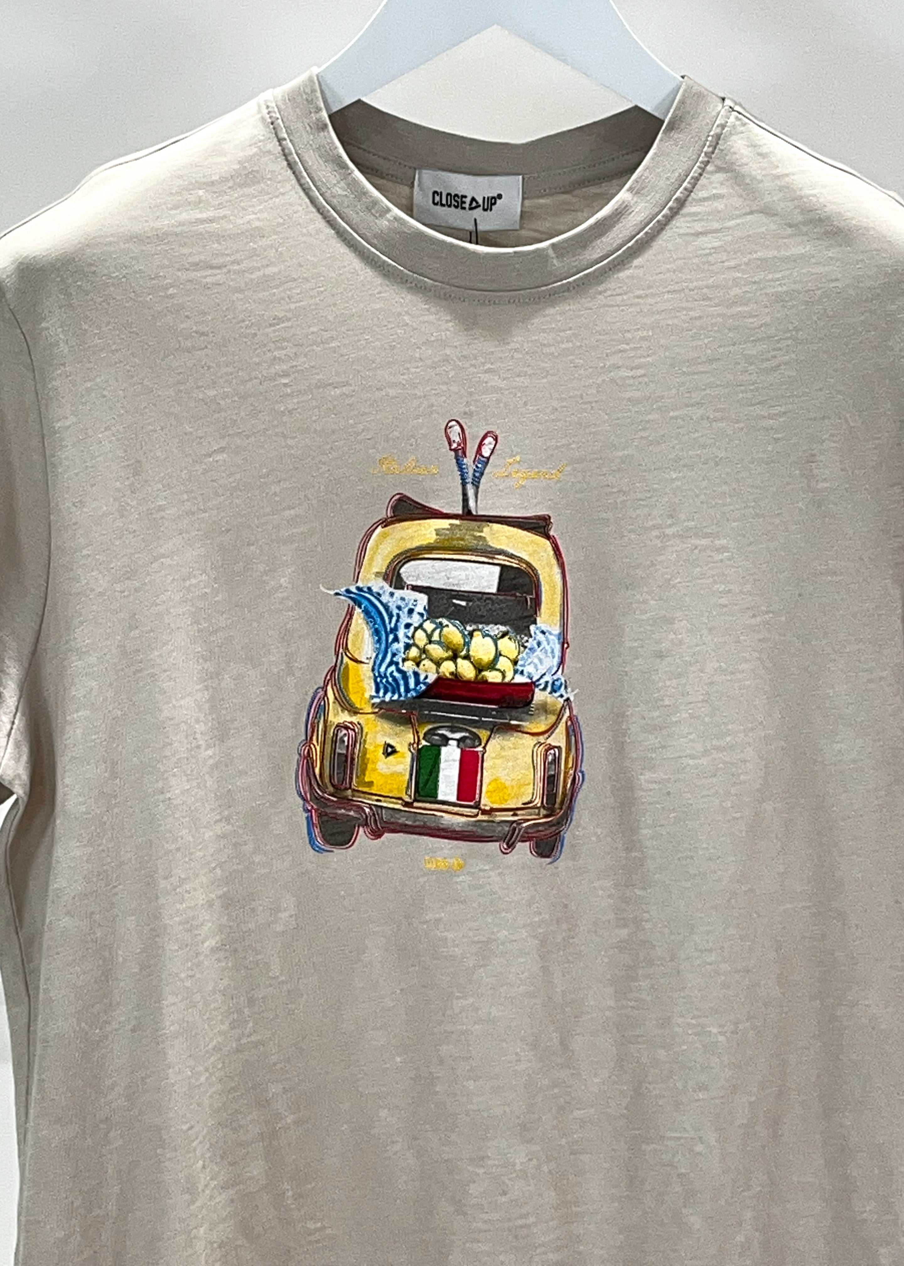 KERSO - T-Shirt m/m stampa 500 - BEIGE