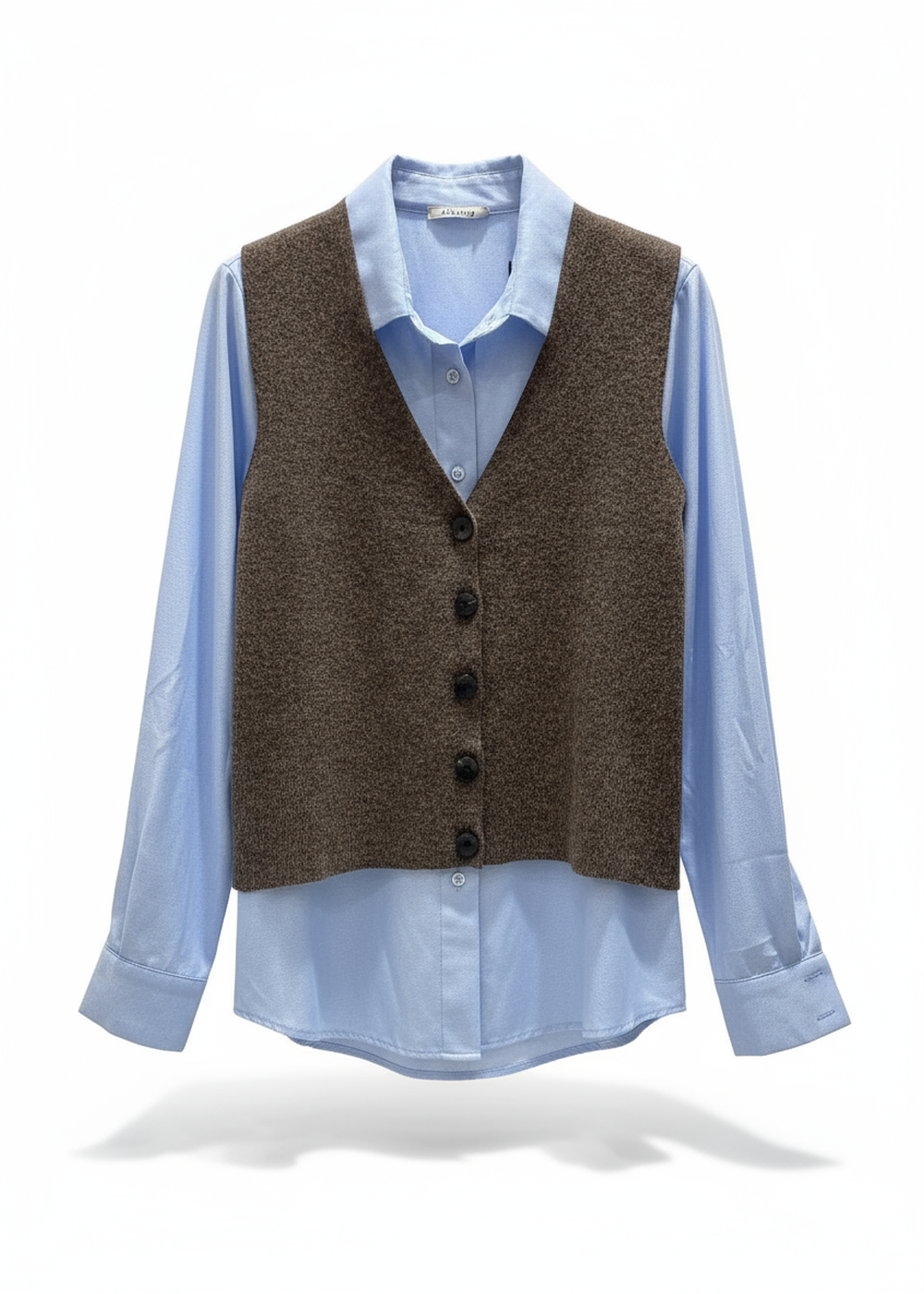 KERSO - Camicia - CELESTE
