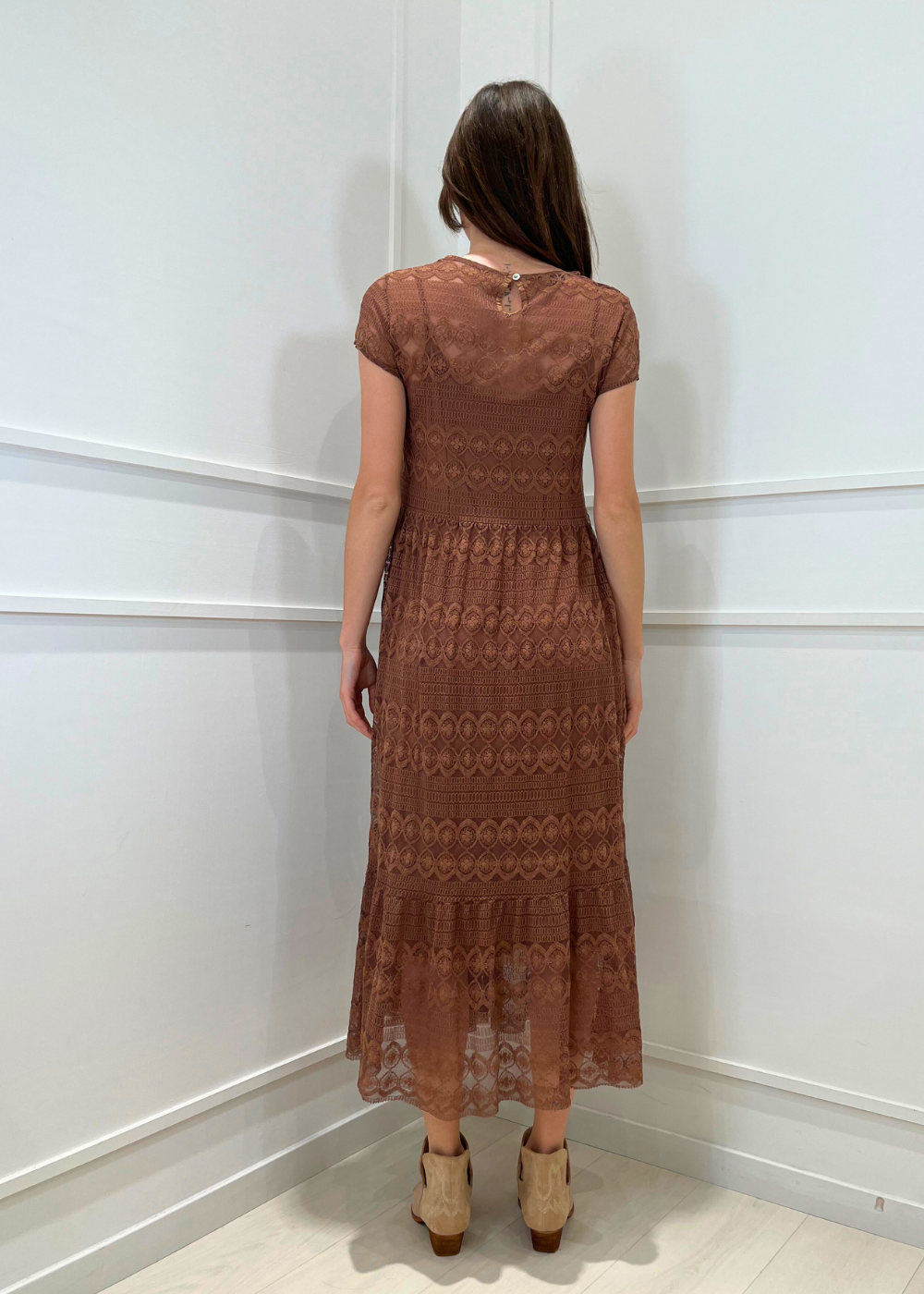 SUSY MIX - Abito Pizzo - MARRONE