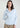 SUSY MIX - Camicia Gessata Bott.Gioiello - CELESTE
