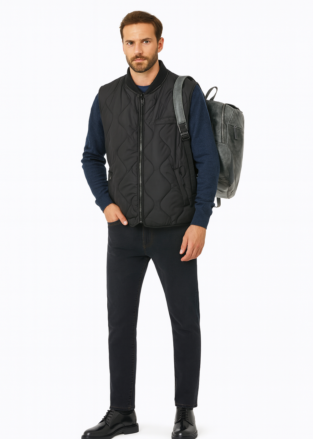 Coveri - Maglia Girocollo Intarsi - NERO