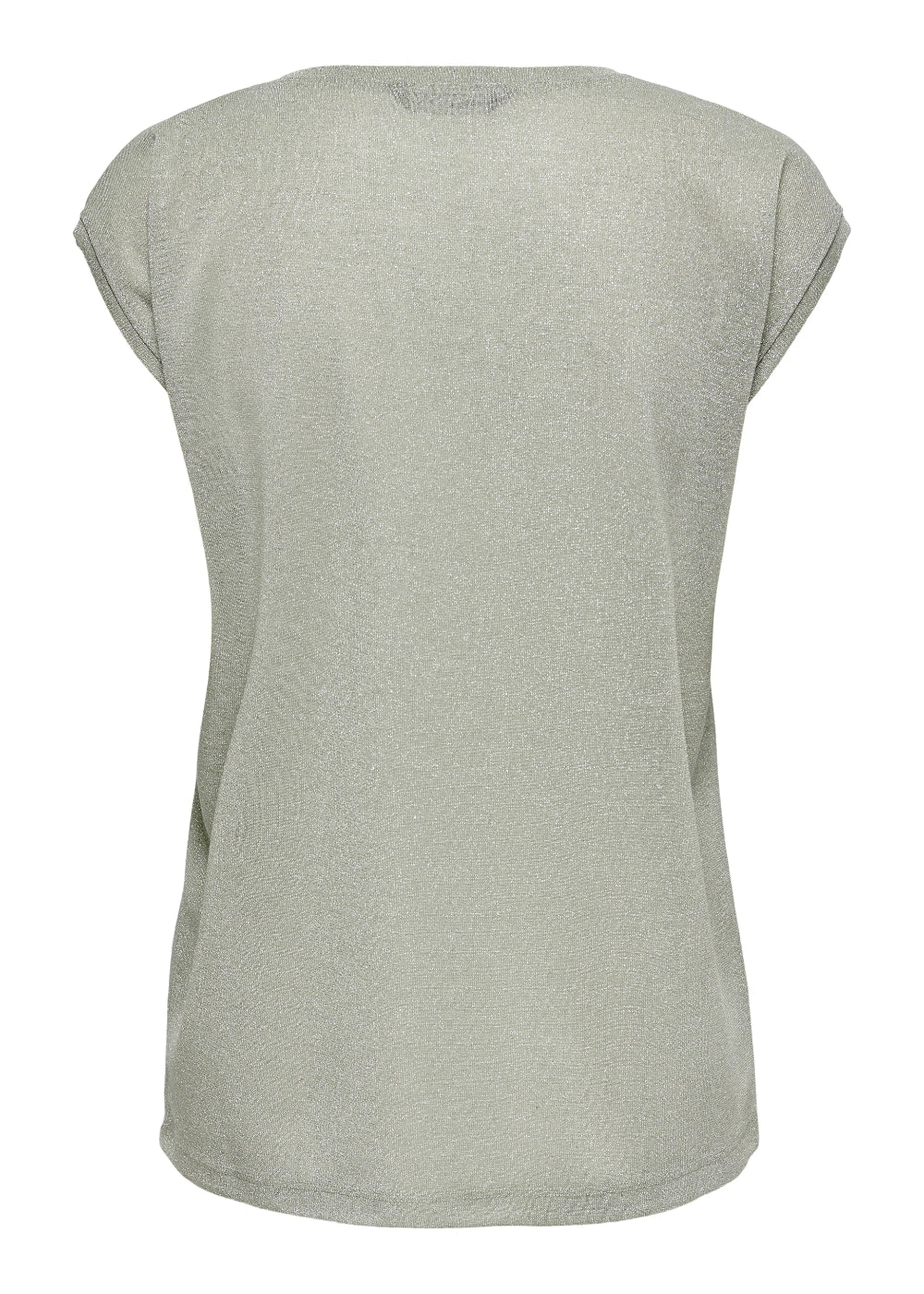 ONLY - T-Shirt V Glitter - SALVIA
