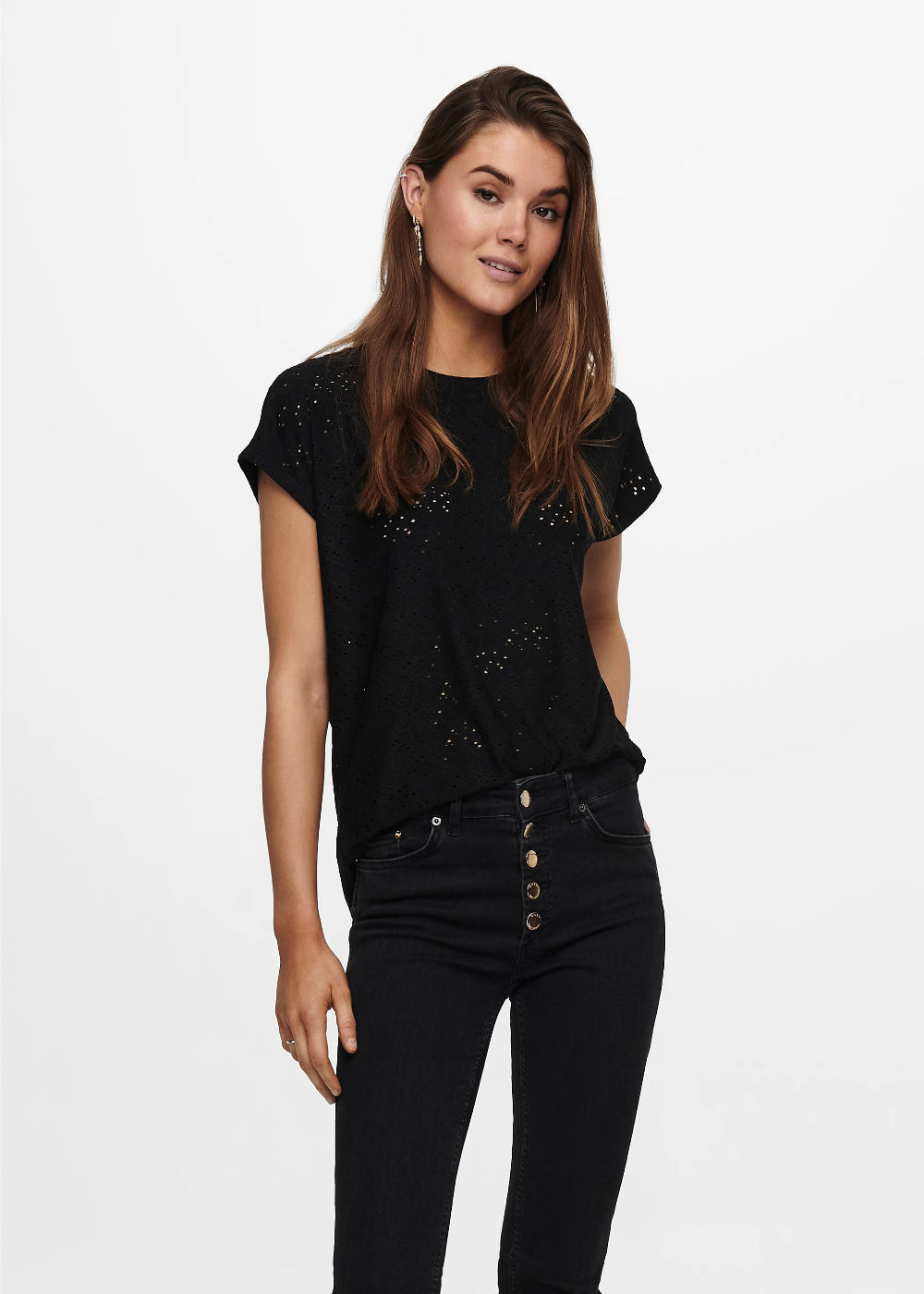 ONLY - Maglia Lavorata - NERO