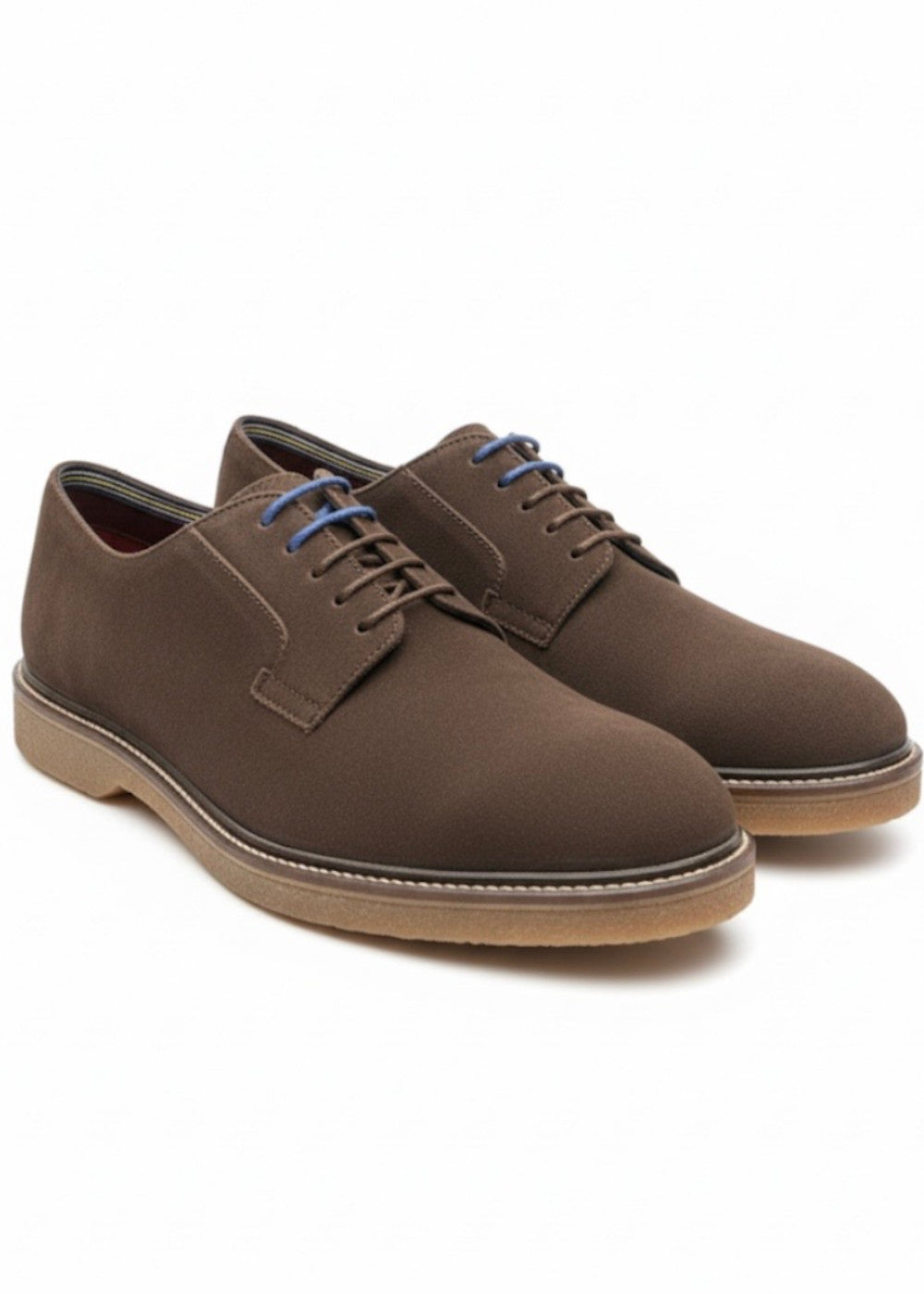 kerso - derby scamosciata - blu