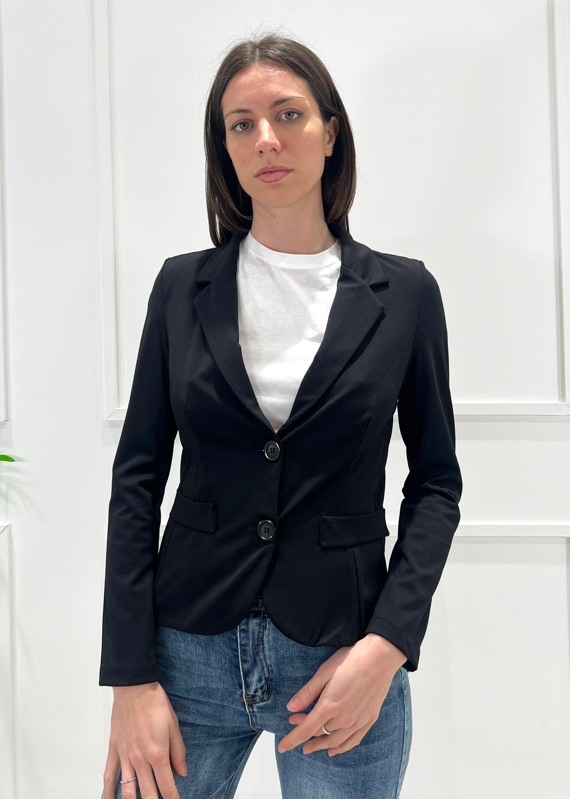 Giacca Blazer In Crêpe Stretch - Foto 10